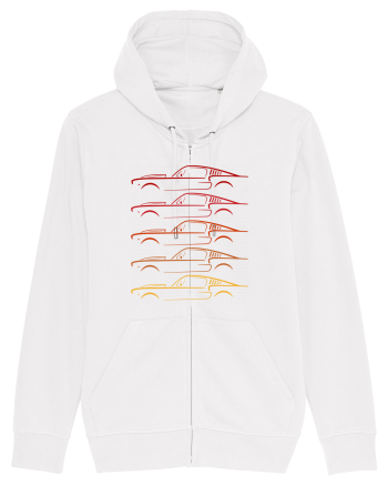 Retro Muscle Car White