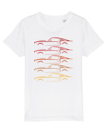 Retro Muscle Car White