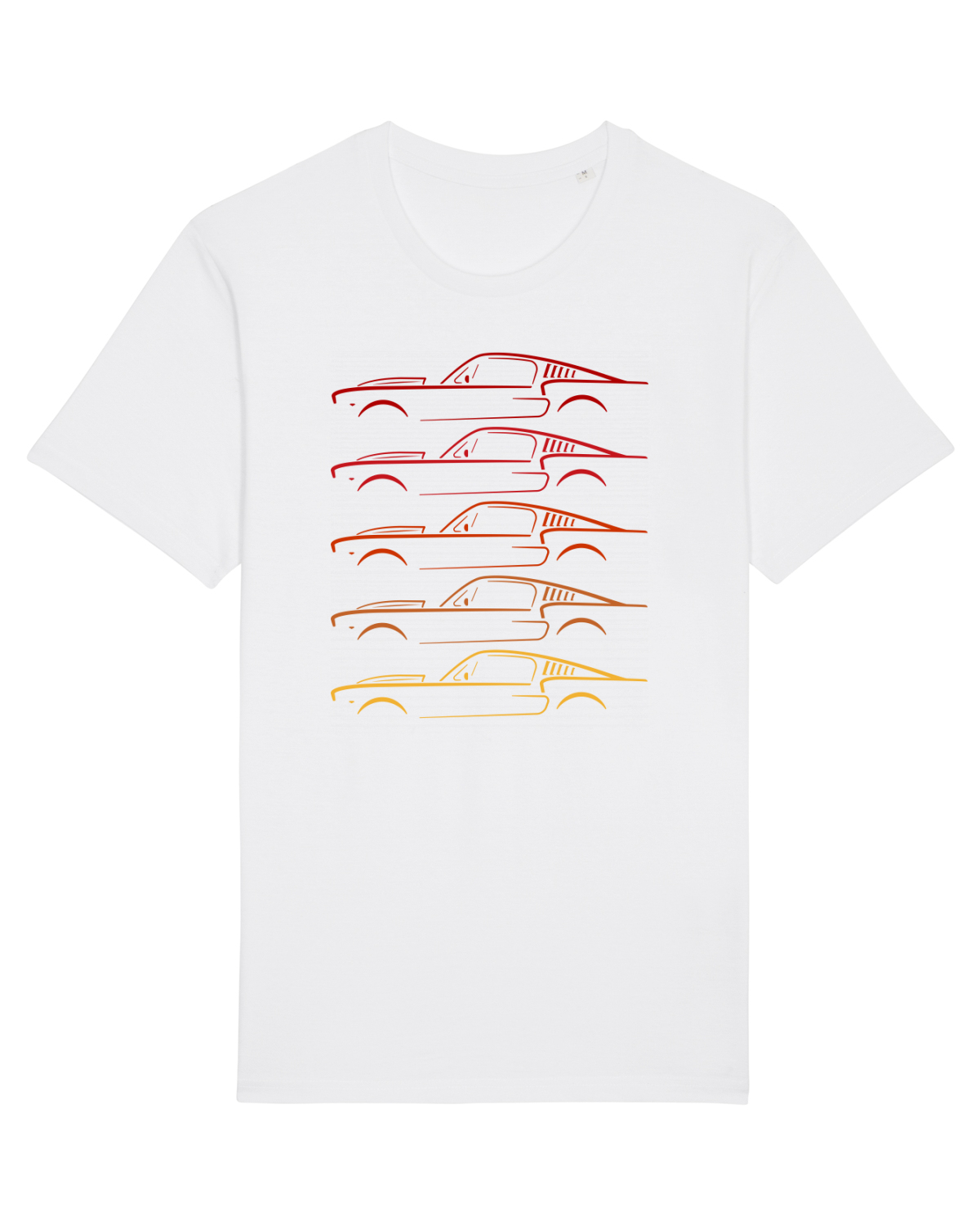 Tricou mânecă scurtă Unisex Rocker White