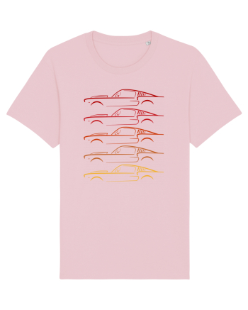 Retro Muscle Car Cotton Pink
