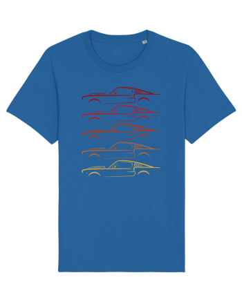 Retro Muscle Car Royal Blue