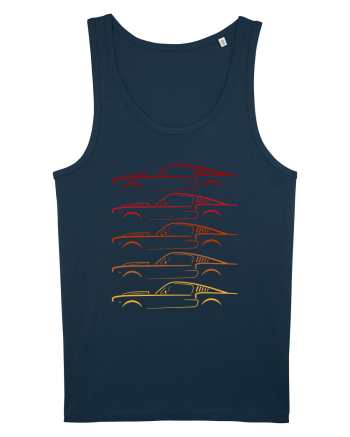 Retro Muscle Car Navy