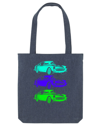 Retro Muscle Car Midnight Blue