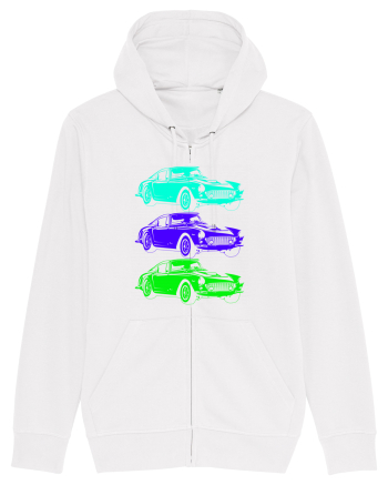 Retro Muscle Car White