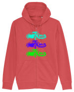 Retro Muscle Car Hanorac cu fermoar Unisex Connector