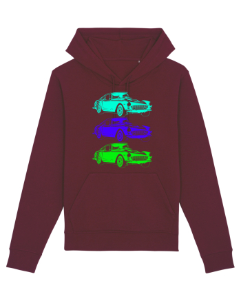 Retro Muscle Car Burgundy