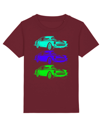 Retro Muscle Car Burgundy