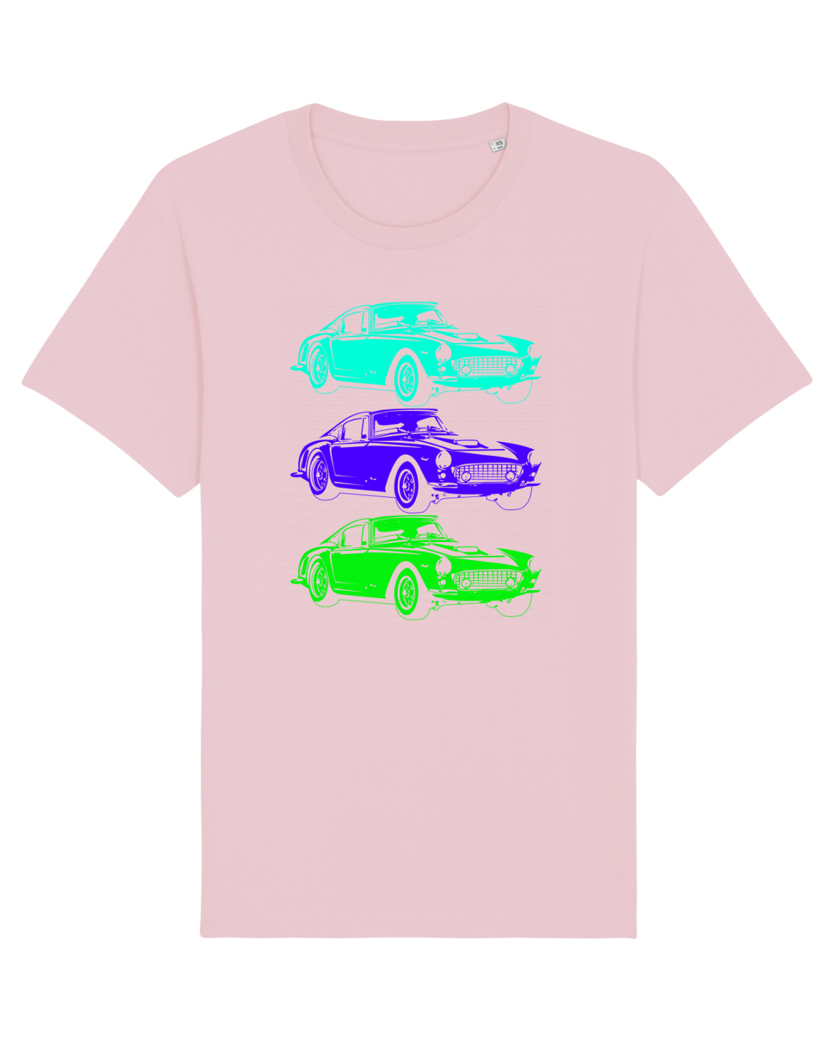 Tricou mânecă scurtă Unisex Rocker Cotton Pink