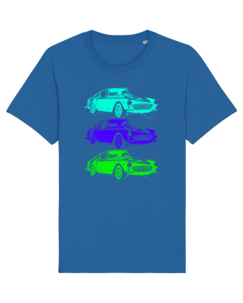Retro Muscle Car Royal Blue