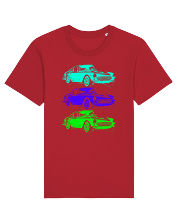 Retro Muscle Car Red