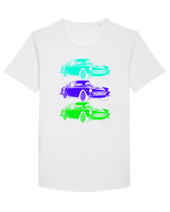 Retro Muscle Car White