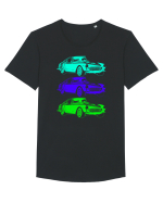 Retro Muscle Car Tricou mânecă scurtă guler larg Bărbat Skater