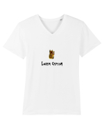 Lorem Gypsum Tricou mânecă scurtă guler V Bărbat Presenter