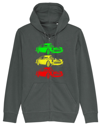 Retro Muscle Car Anthracite