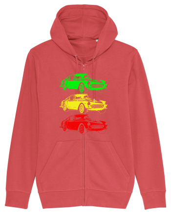Retro Muscle Car Carmine Red