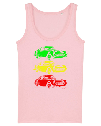 Retro Muscle Car Cotton Pink