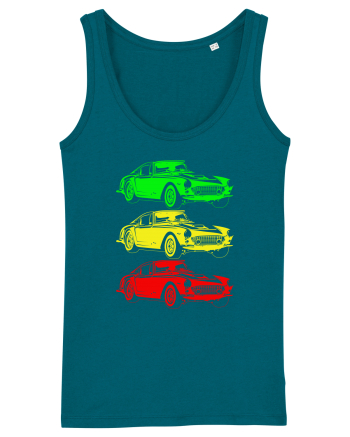 Retro Muscle Car Ocean Depth