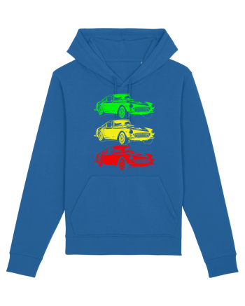 Retro Muscle Car Royal Blue