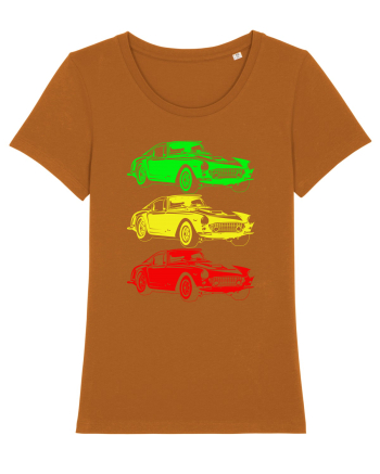 Retro Muscle Car Roasted Orange