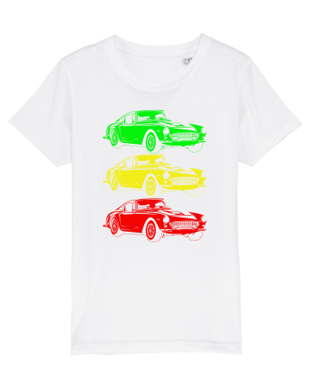 Retro Muscle Car White