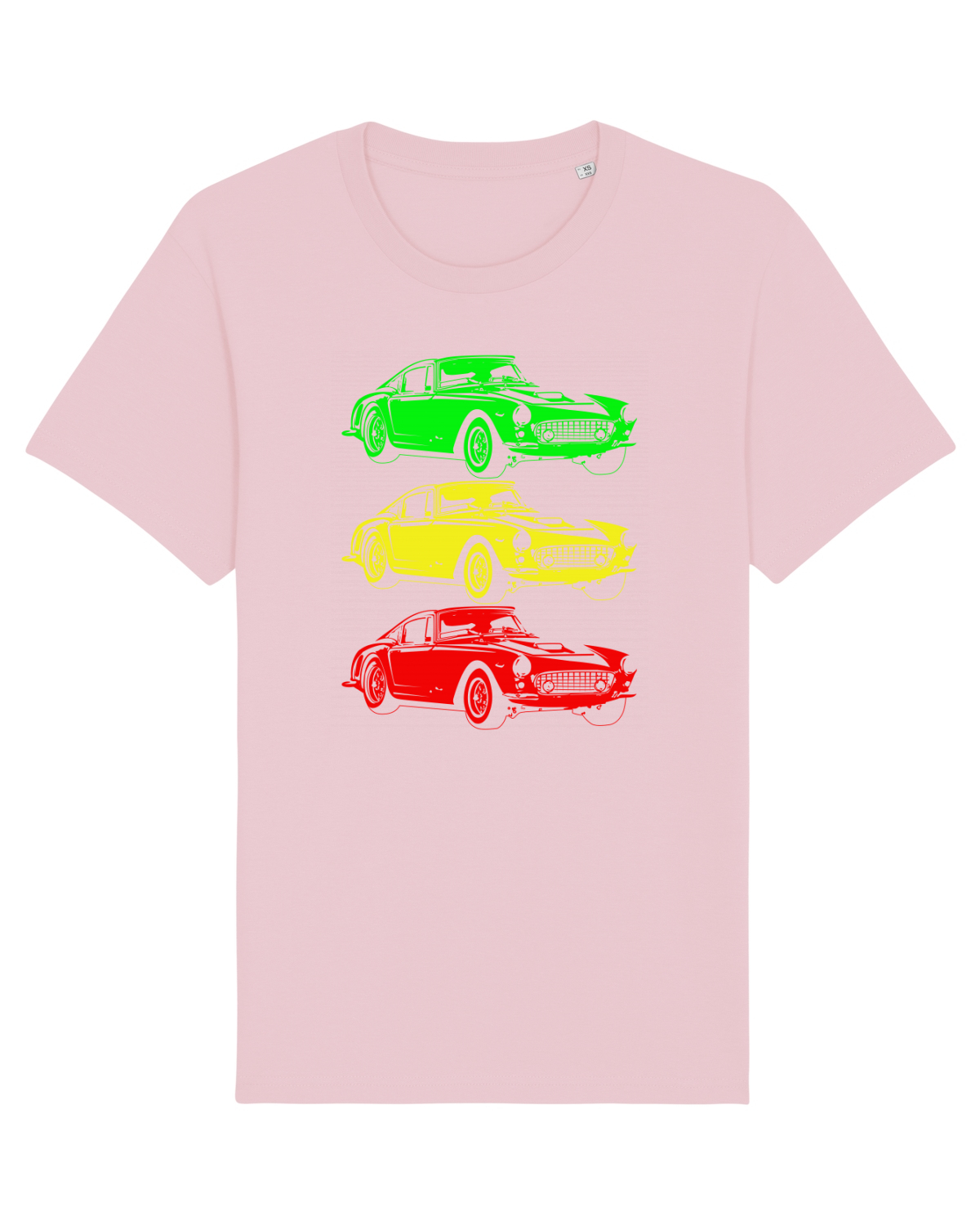 Tricou mânecă scurtă Unisex Rocker Cotton Pink