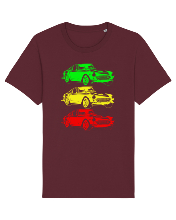 Retro Muscle Car Burgundy