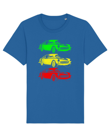 Retro Muscle Car Royal Blue