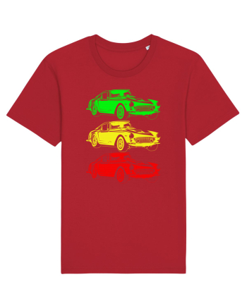 Retro Muscle Car Red
