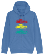 Retro Muscle Car Hanorac cu fermoar Unisex Connector