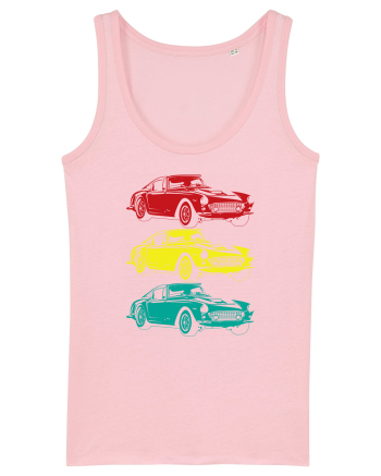 Retro Muscle Car Cotton Pink