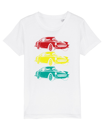 Retro Muscle Car White