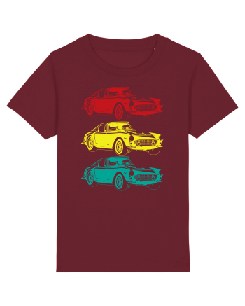 Retro Muscle Car Burgundy