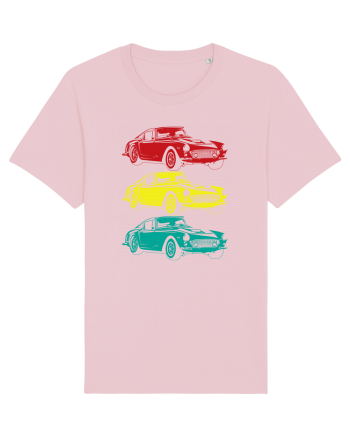 Retro Muscle Car Cotton Pink