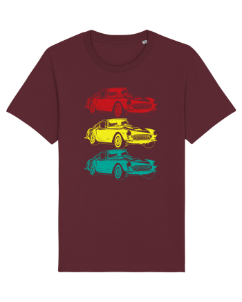 Retro Muscle Car Burgundy