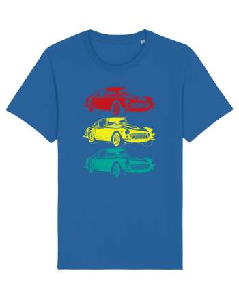 Retro Muscle Car Royal Blue