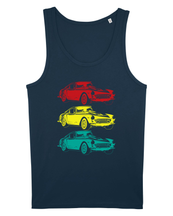 Retro Muscle Car Navy