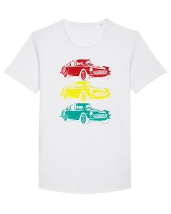 Retro Muscle Car White