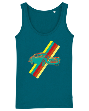 Retro Muscle Car Ocean Depth