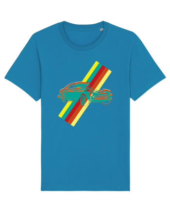 Retro Muscle Car Azur