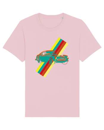 Retro Muscle Car Cotton Pink