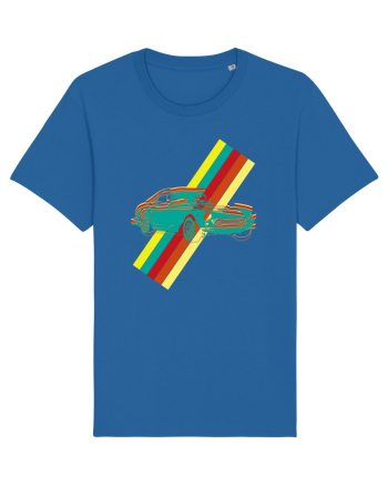 Retro Muscle Car Royal Blue