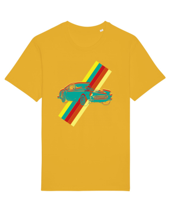 Retro Muscle Car Spectra Yellow