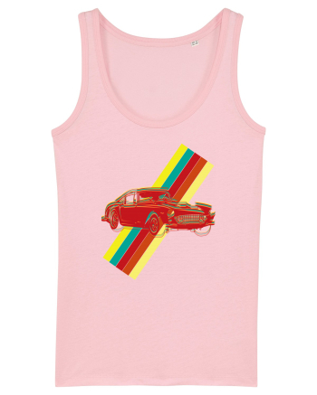 Retro Muscle Car Cotton Pink