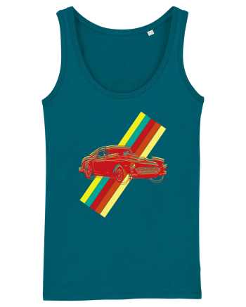 Retro Muscle Car Ocean Depth