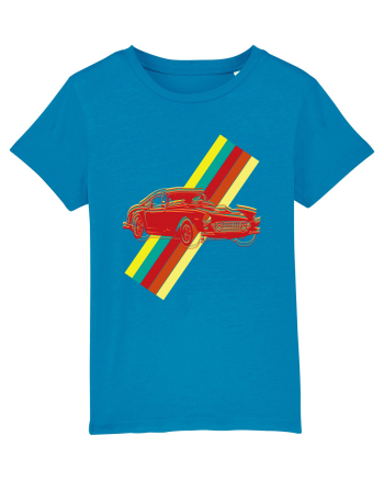 Retro Muscle Car Azur