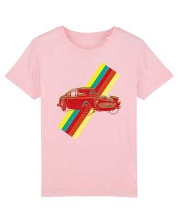 Retro Muscle Car Cotton Pink