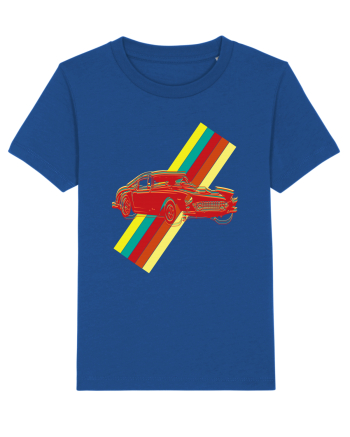 Retro Muscle Car Majorelle Blue