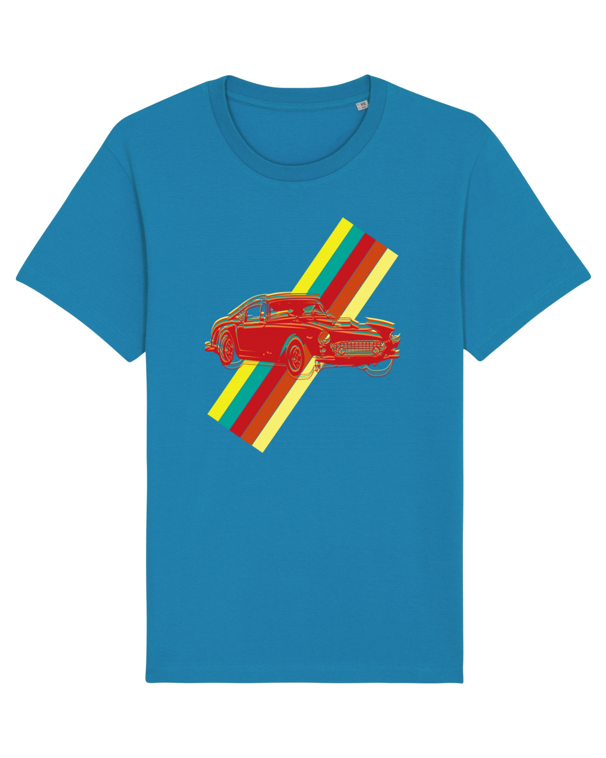 Tricou mânecă scurtă Unisex Rocker Azur