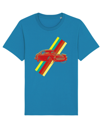 Retro Muscle Car Azur