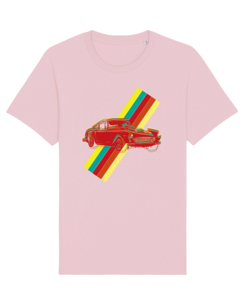Retro Muscle Car Cotton Pink